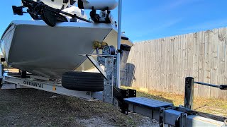 Easy DIY HD Boat Trailer Step Pad amp Pole  CHEAP [upl. by Erodeht]