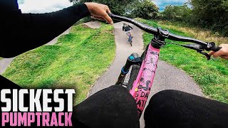 RIDING THE PERFECT PUMP TRACK AND TRYING NEW MTB SPOTS [upl. by Annaik]