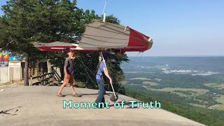 Hang Gliding First Mountain Launch [upl. by Chipman]