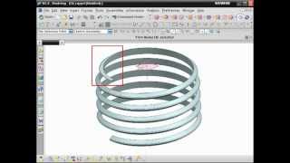 NX Hints and Tips  Creating Helical Shapes by Siemens PLM [upl. by Nodnarg]