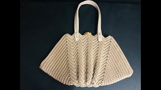 Tuto sac a main au crochet [upl. by Zeculon]