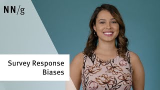 Survey Response Biases in User Research [upl. by Inaffit]