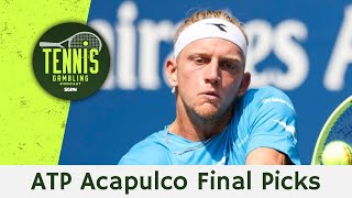 ATP Acapulco Final Picks – 3125 [upl. by Donelu394]