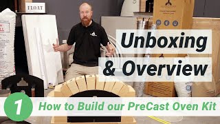 How to Build our PreCast Oven Kit  1 Unboxing amp Overview [upl. by Ayekel]