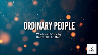 quotOrdinary Peoplequot  Piano Accompaniment and Lyrics [upl. by Esinwahs]