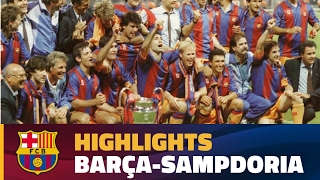 European Cup Final 1992 I Highlights FC Barcelona  UC Sampdoria 10 [upl. by Sherm]