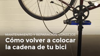 Aprende a meter la cadena fácil y rápido  Repara tu bici [upl. by Asaph378]