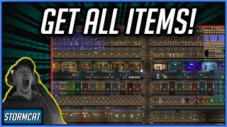 TERRARIA ALL ITEMS MAP 2020  HOW TO GET ALL ITEMS IN TERRARIA  ALL ITEM WORLD DOWNLOAD [upl. by Nmutua837]