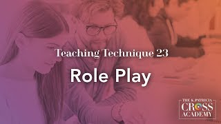 Teaching Technique 23 Role Play [upl. by Leeth]