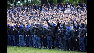 Fußballderby HSV  Fanmarsch [upl. by Atteval]