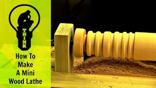 How to make a mini lathe in 10 minutes [upl. by Jermaine]