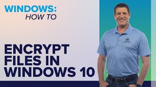 How to Secure Files and Folders in Windows 10 with Encryption [upl. by Netsua]